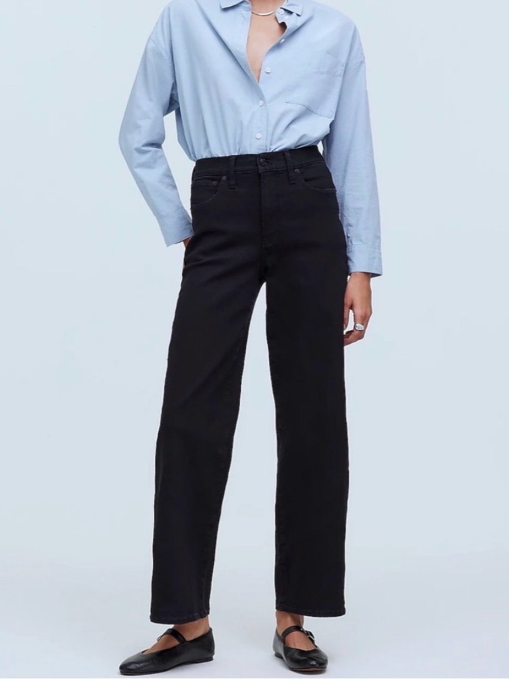 Madewell The Perfect Wide Leg Jean